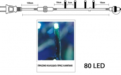 IP 20  80Led -   