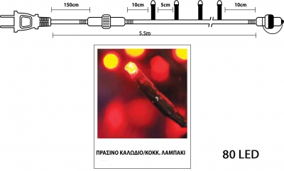 IP 20  80Led -   